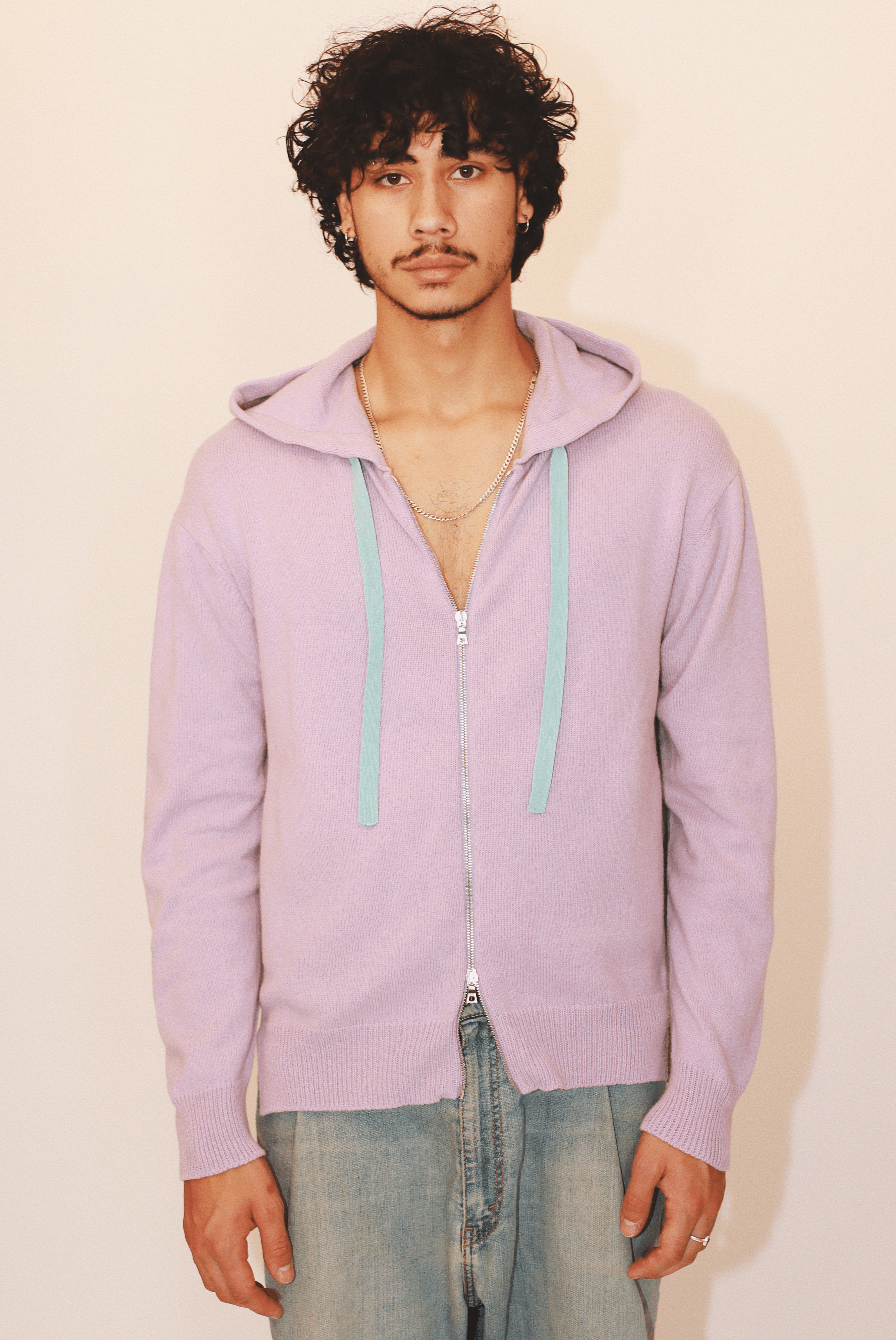 トップス LIDNM/WOOL CASHMERE ZIP HOODIE LIDNM / Llife ONLINE STORE / WOOL CASHMERE ZIP HOODIE