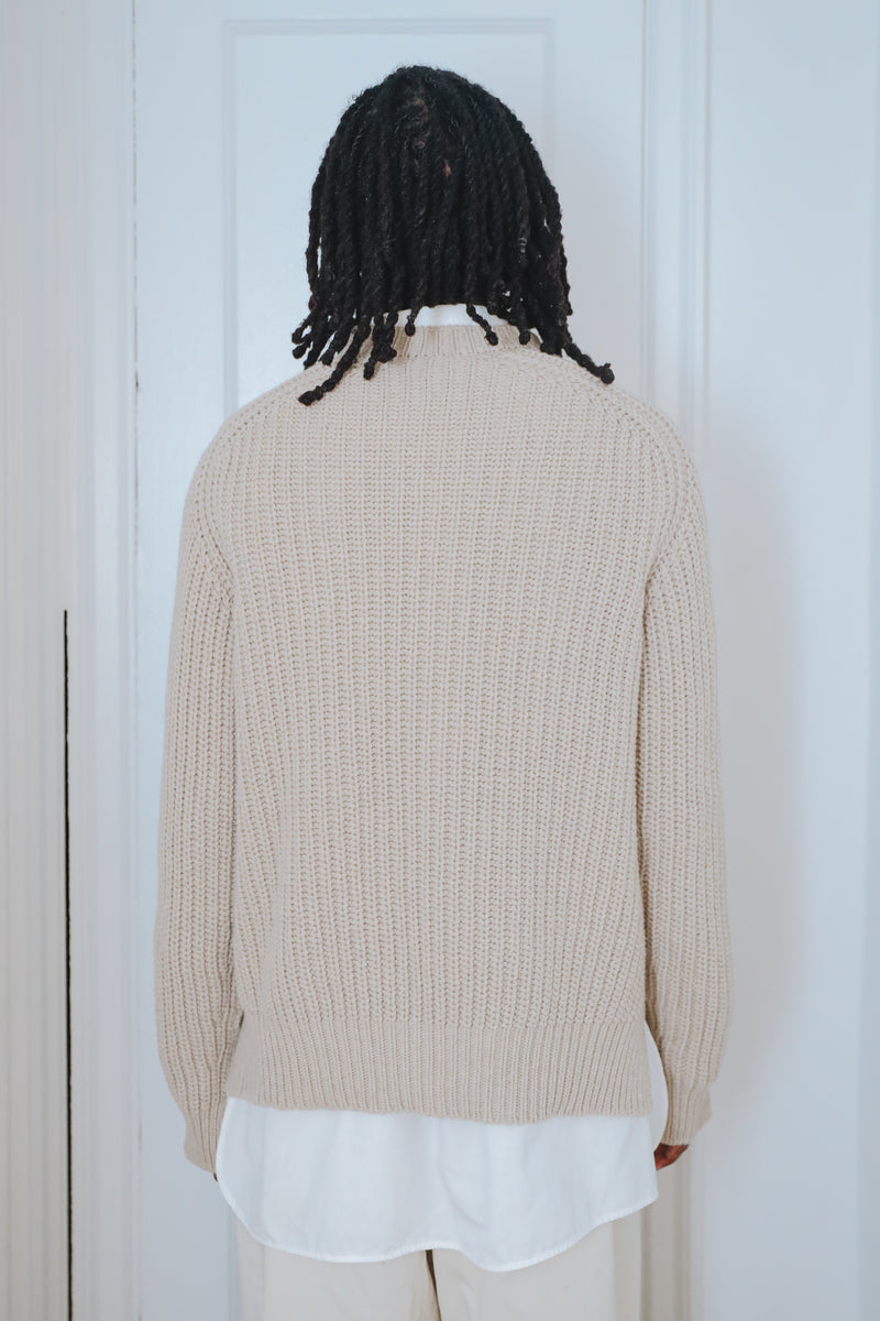 Max Crewneck in Recycled Cashmere & Recycled Wool