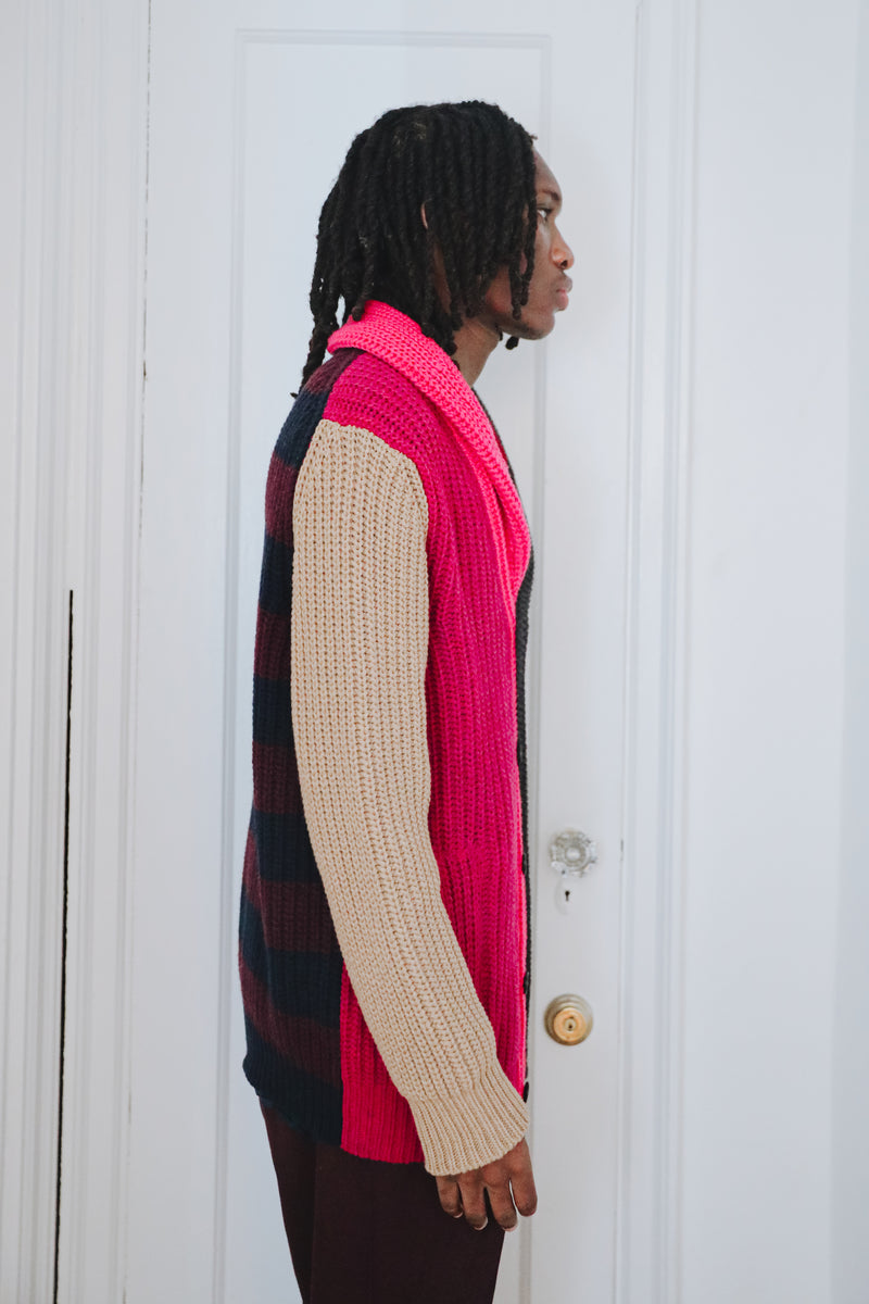 Quinn Cardigan in Recycled Cashmere & Recycled Wool Mens