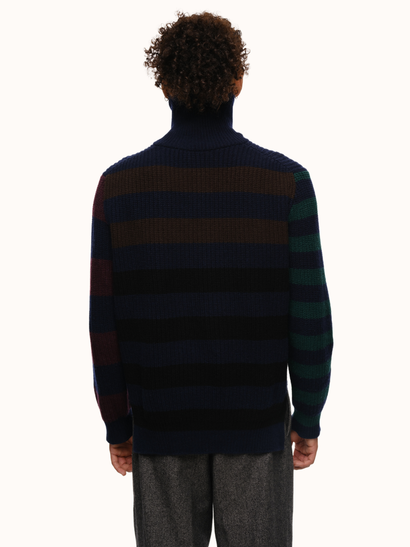 Parker Button Front Sweater in Recycled Cashmere & Recycled Wool