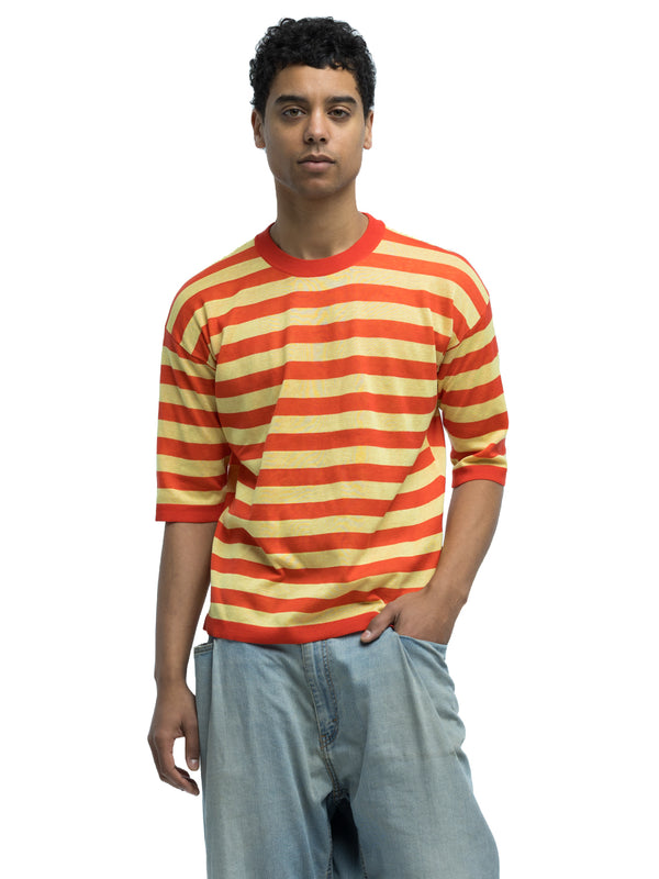 Andrea Striped Crewneck in Organic Cotton