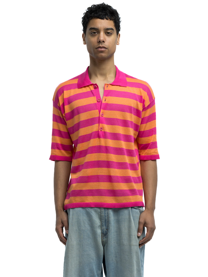 Orlando Striped Polo in Organic Cotton