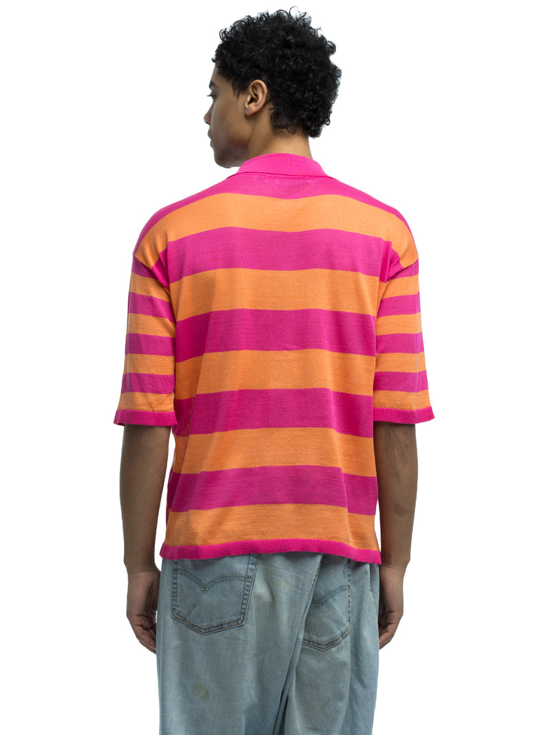 Orlando Striped Polo in Organic Cotton