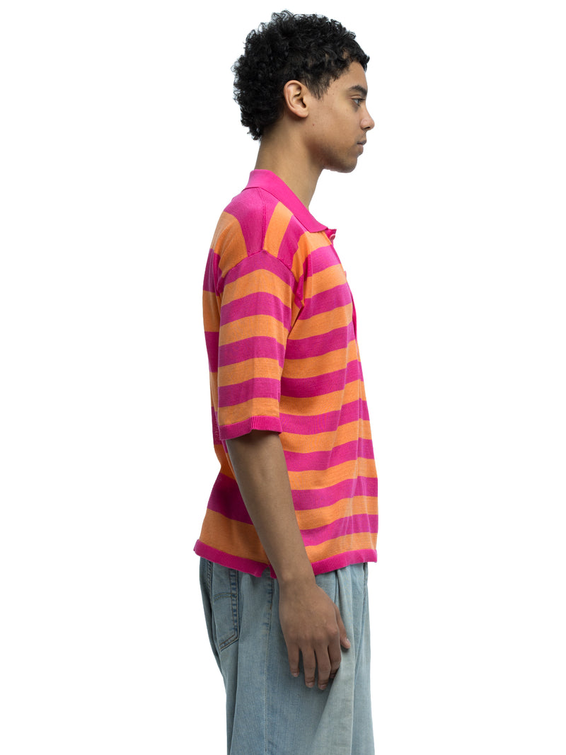 Orlando Striped Polo in Organic Cotton