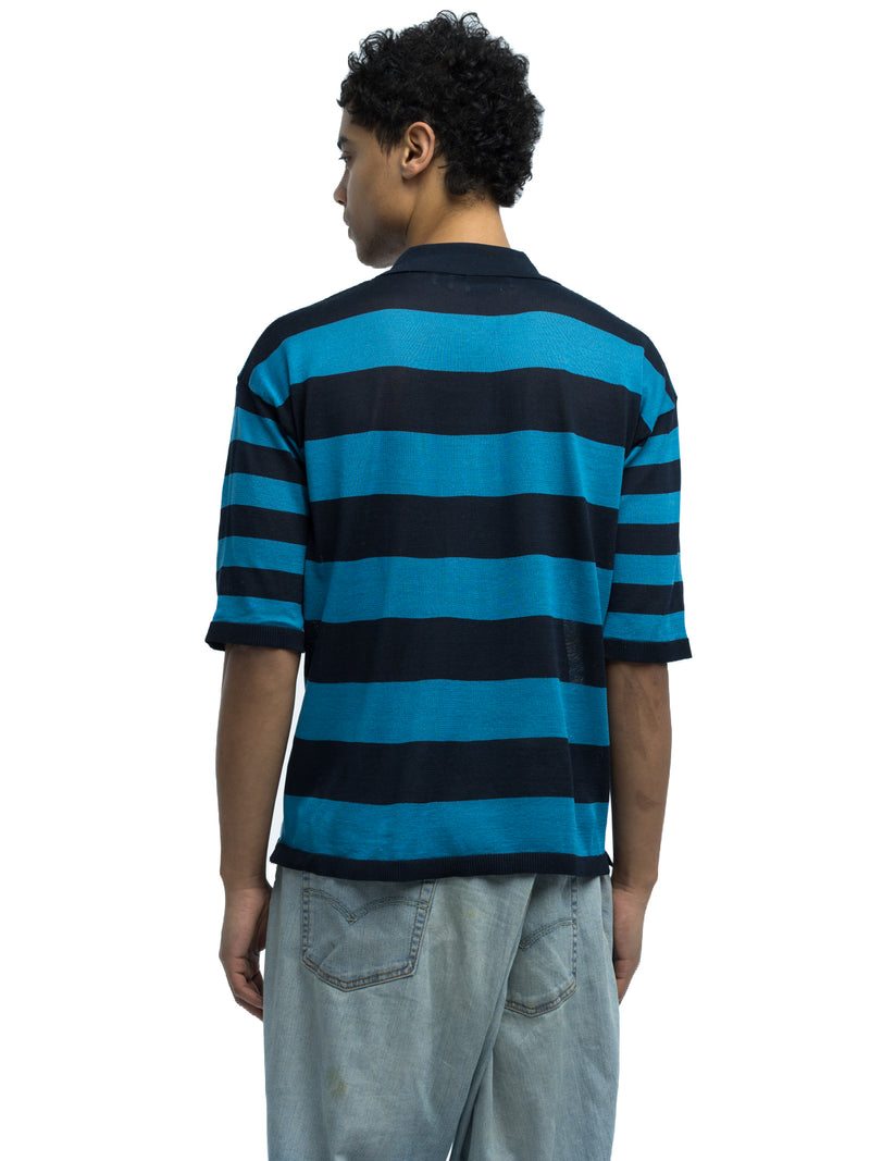 Orlando Striped Polo in Organic Cotton