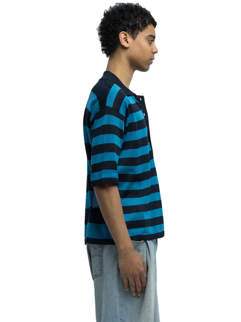 Orlando Striped Polo in Organic Cotton
