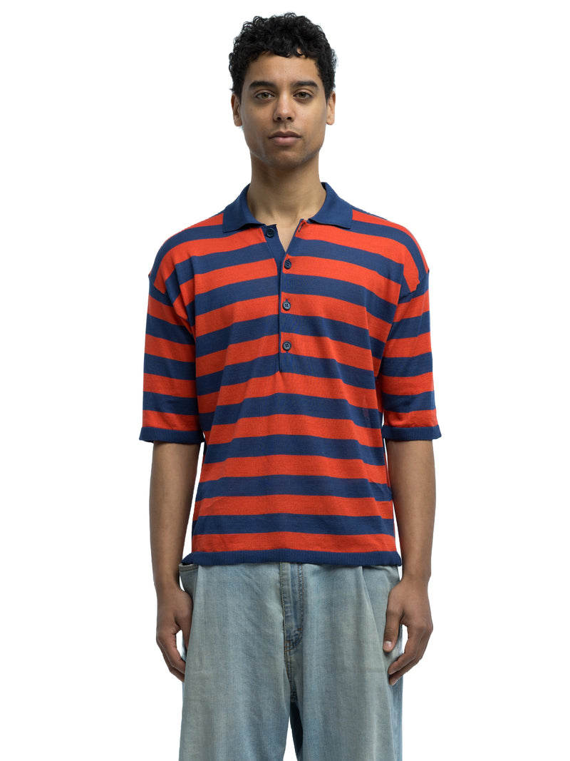 Orlando Striped Polo in Organic Cotton