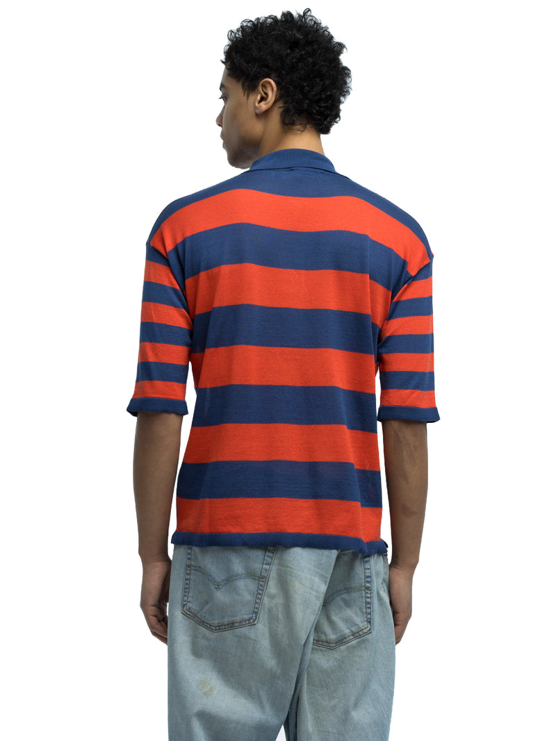 Orlando Striped Polo in Organic Cotton