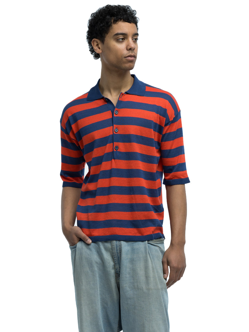 Orlando Striped Polo in Organic Cotton