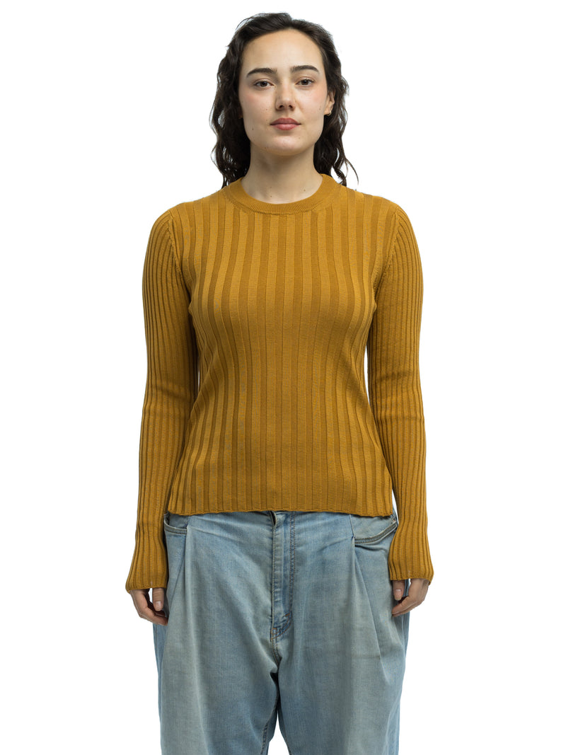 Pania Ribbed Crewneck in Organic Cotton