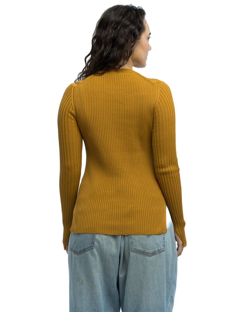 Pania Ribbed Crewneck in Organic Cotton