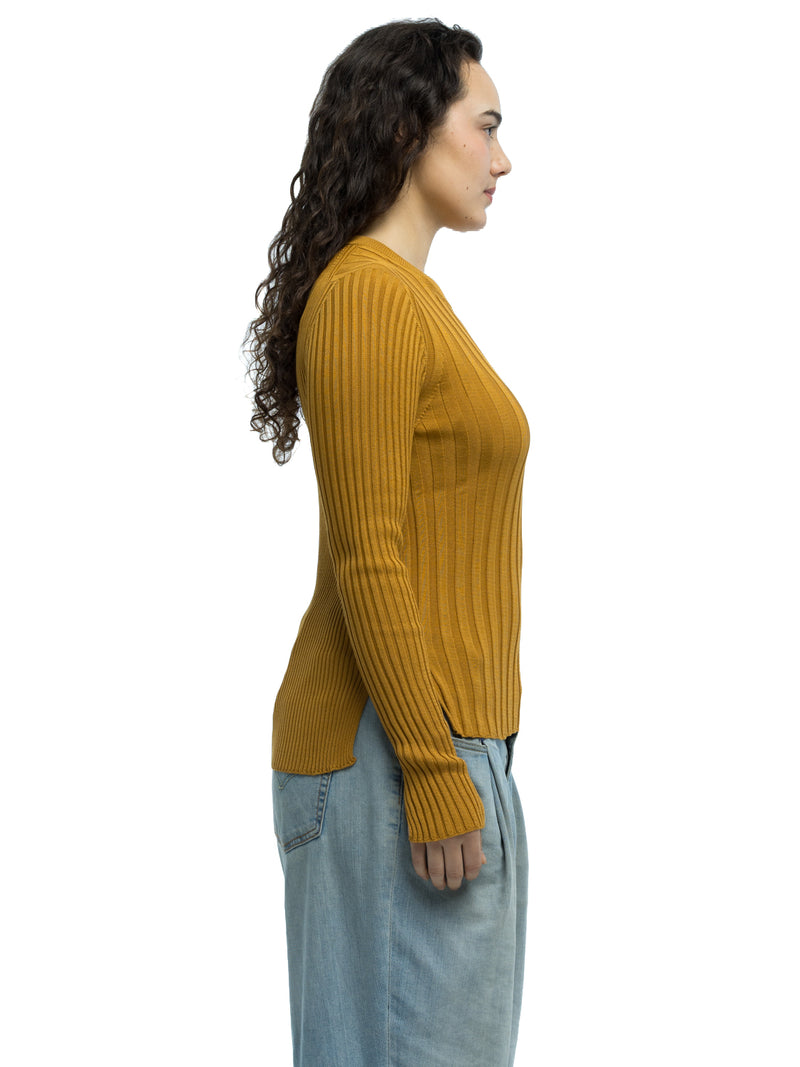 Pania Ribbed Crewneck in Organic Cotton