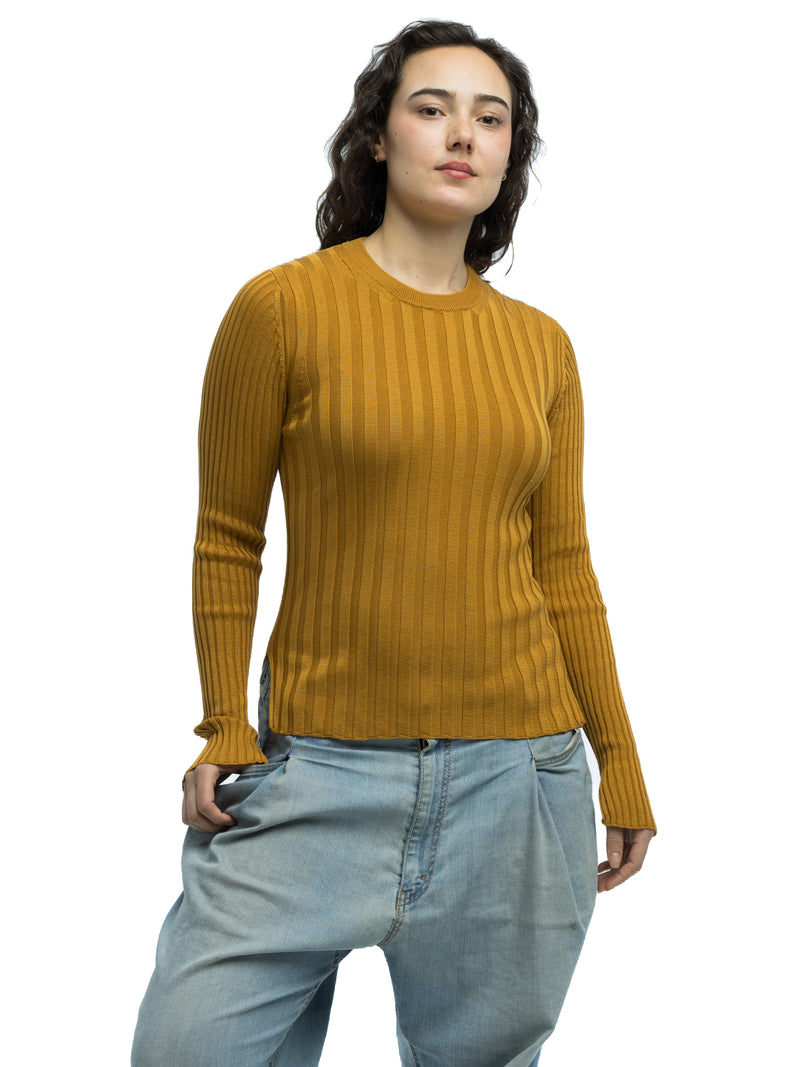 Pania Ribbed Crewneck in Organic Cotton