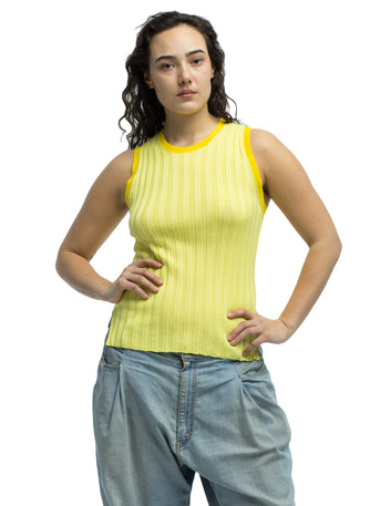 Francesca Ribbed Tank in Organic Cotton