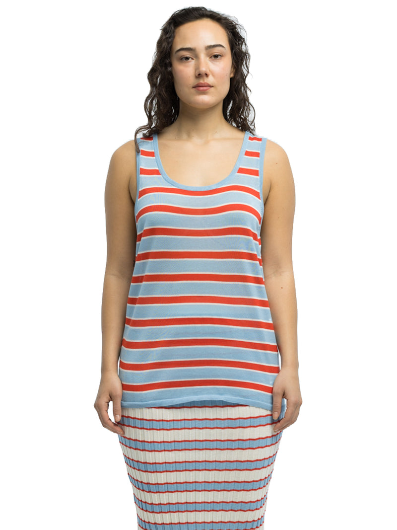 Lou Striped Tank in Organic Cotton