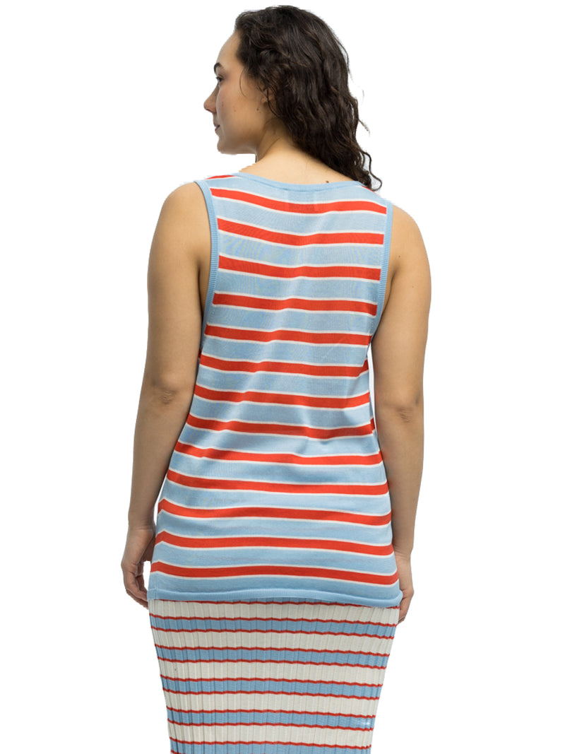 Lou Striped Tank in Organic Cotton