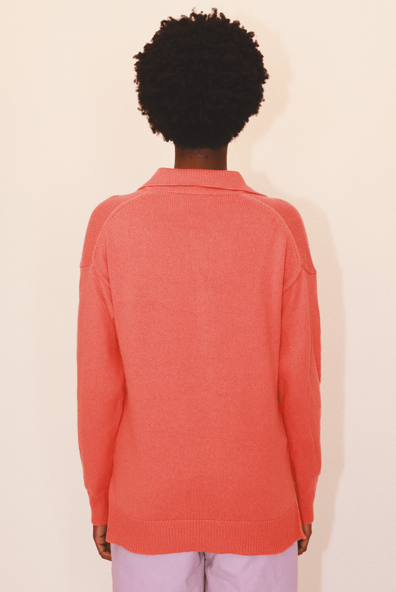 Mitch Collar Sweater in Organic Cotton & Recycled Cashmere