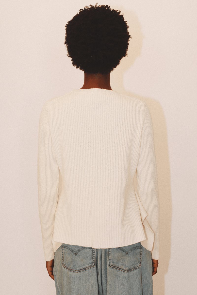 Sandra Crewneck in Organic Cotton & Recycled Cashmere