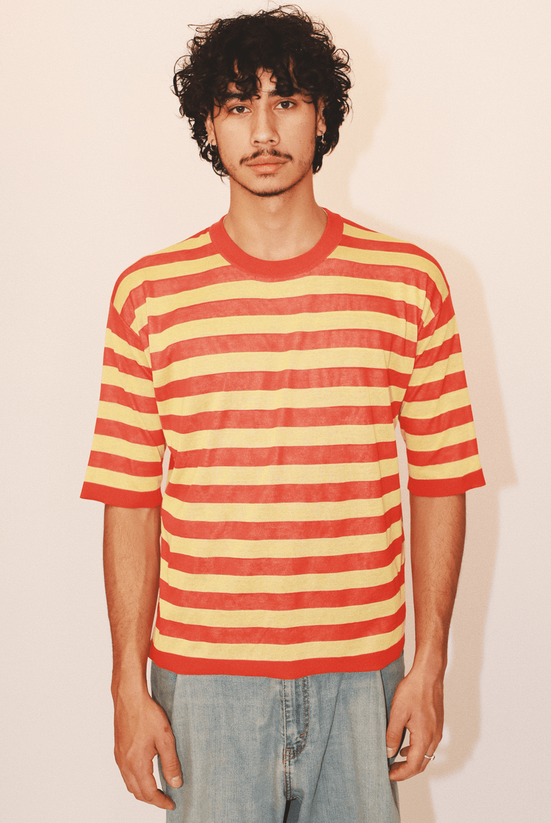 Andrea Striped Crewneck in Organic Cotton