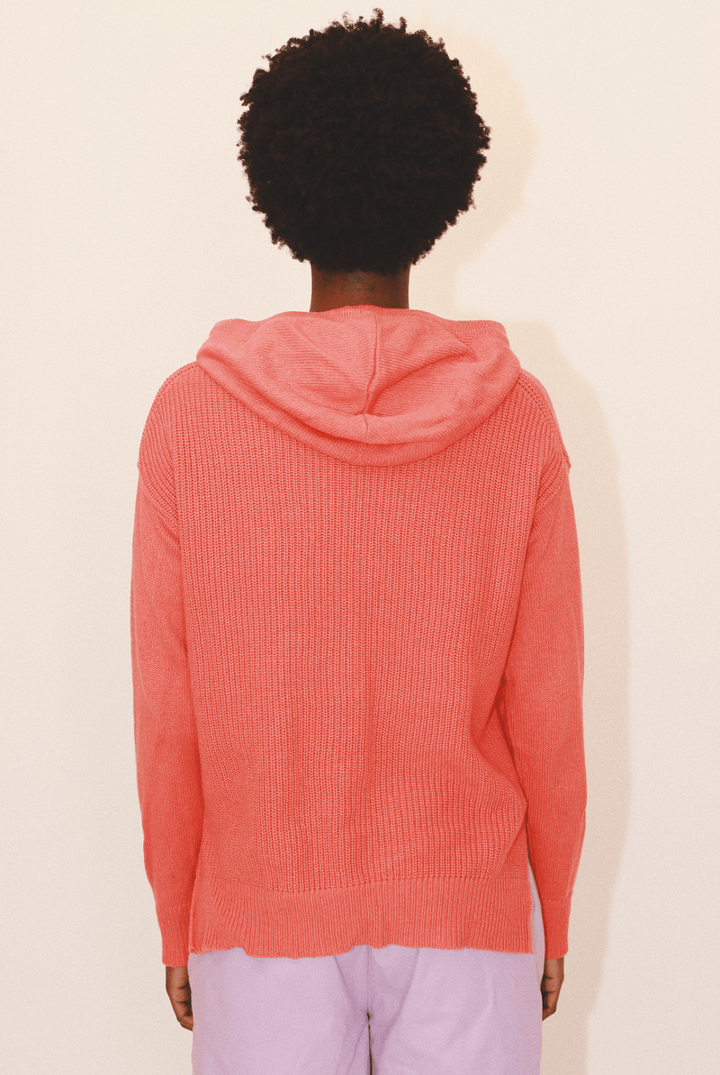 Jenna Pullover Hoodie in Organic Cotton & Recycled Cashmere