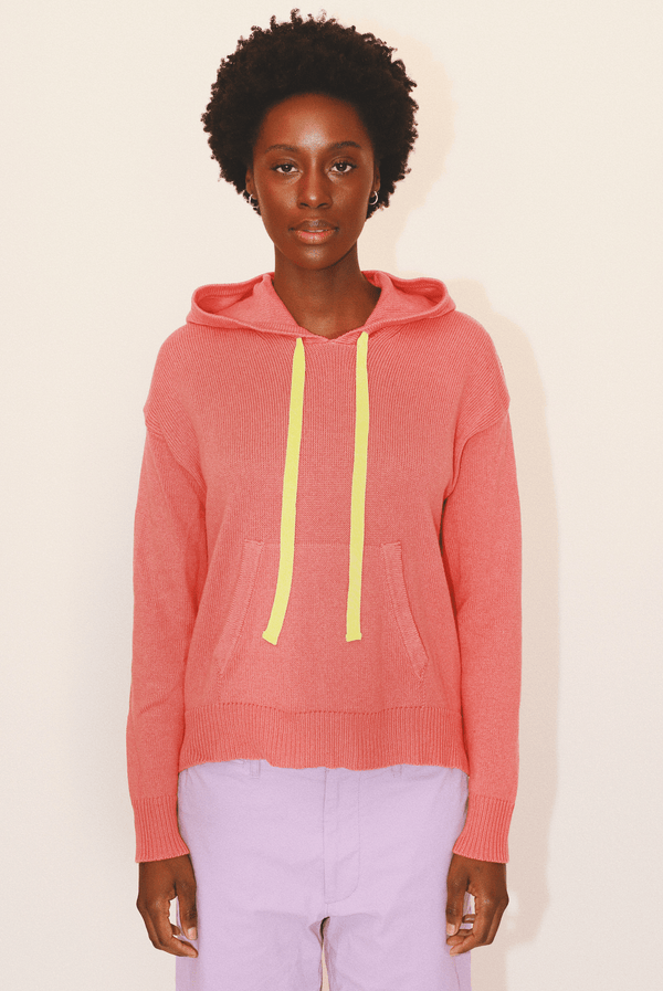 Jenna Pullover Hoodie in Organic Cotton & Recycled Cashmere