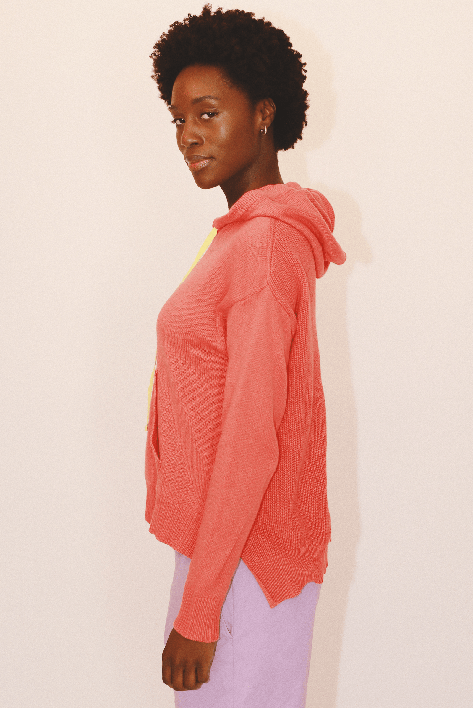 Pullover Hoodie for Women in Organic Cotton & Recycled Cashmere