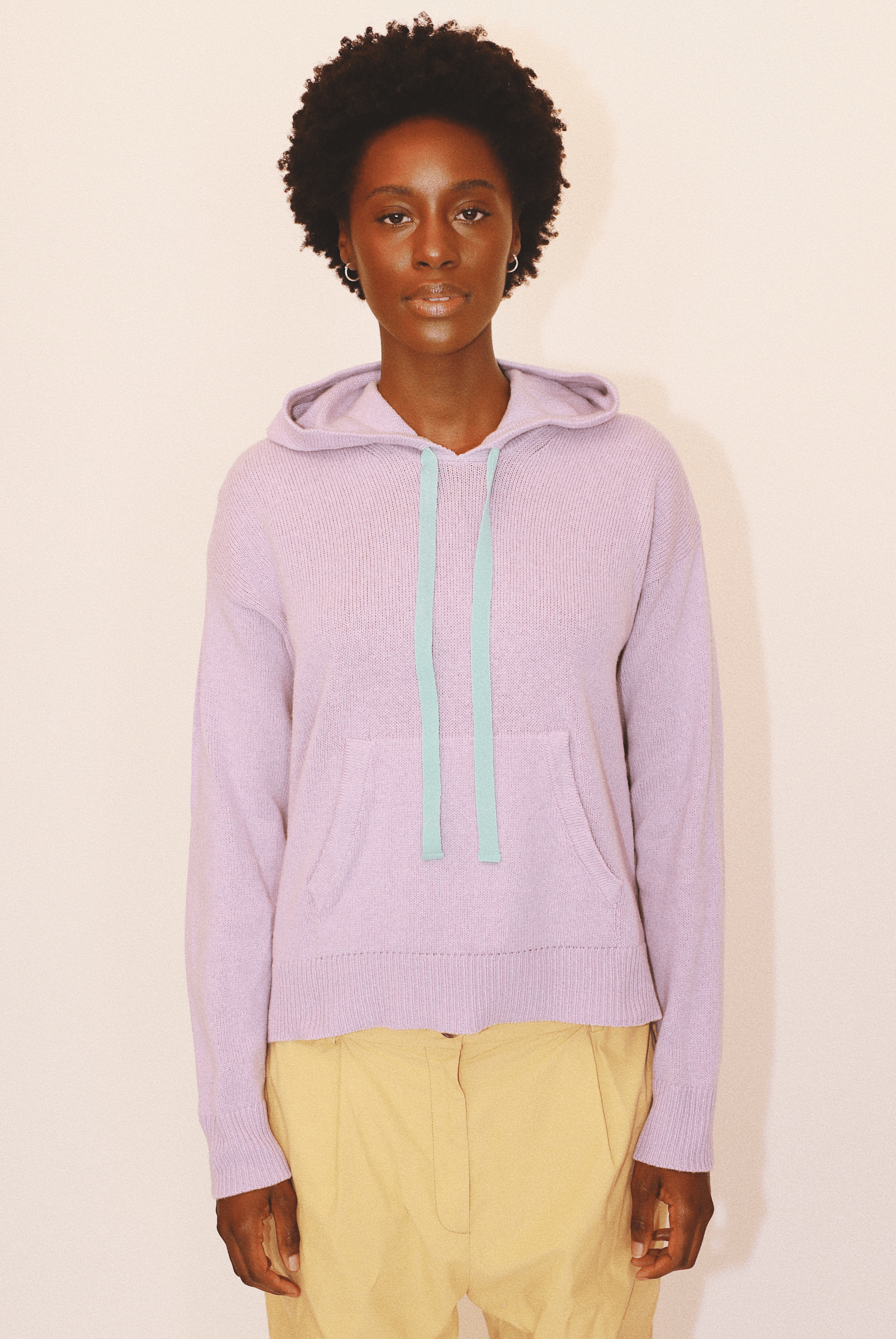 Pullover Hoodie for Women in Organic Cotton & Recycled Cashmere