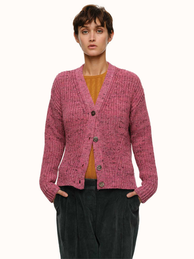 Recycled Cotton Chunky Cardigan for Women Made in Italy – Eolas