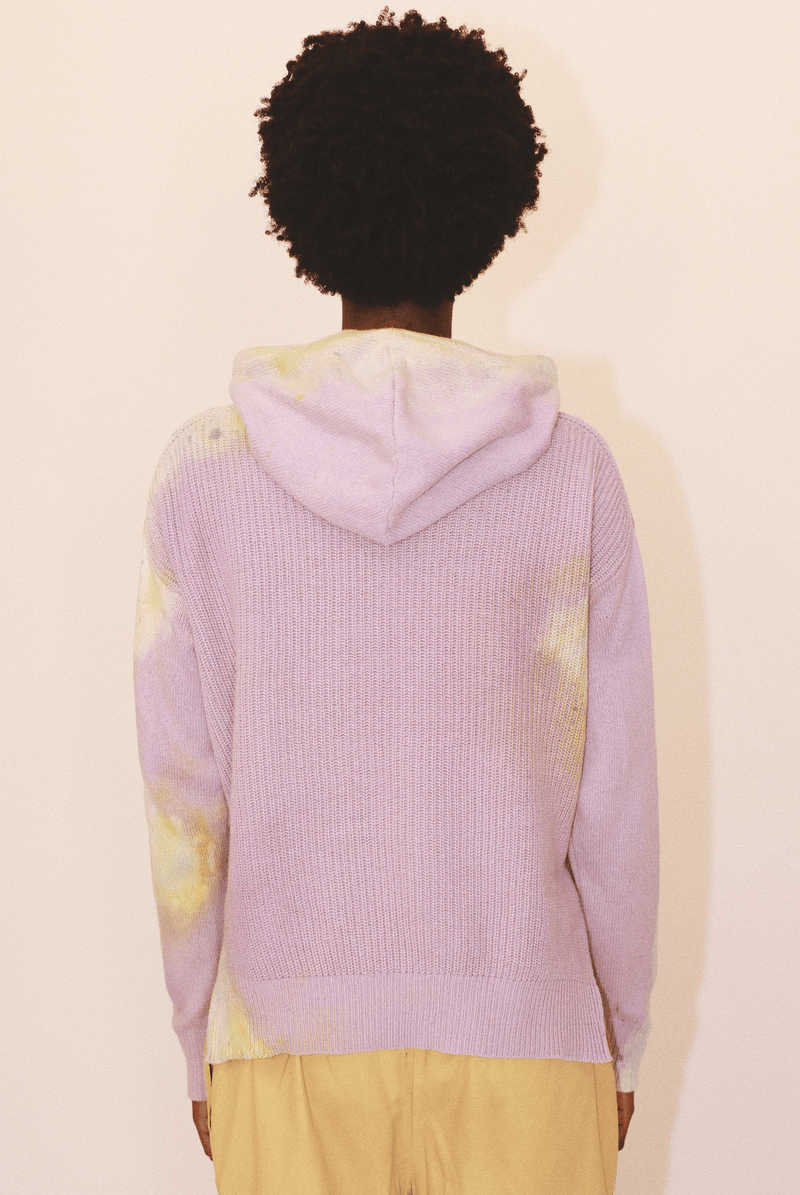 Jax Hand-Painted Hoodie in Organic Cotton & Recycled Cashmere