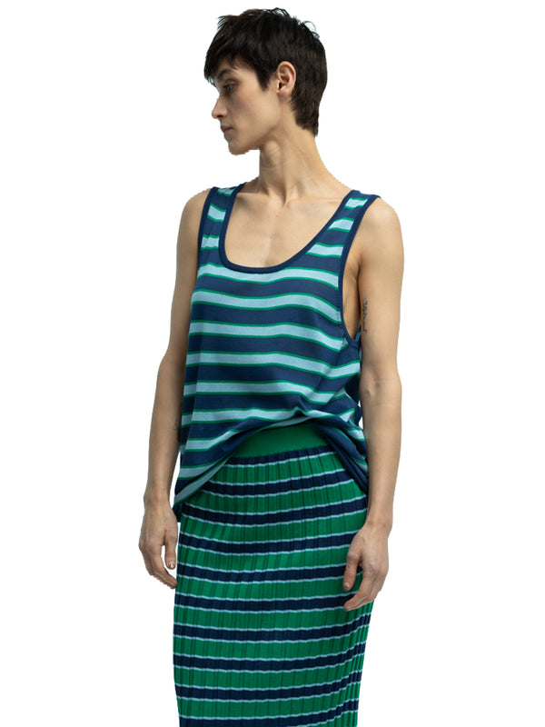 Lou Striped Tank in Organic Cotton