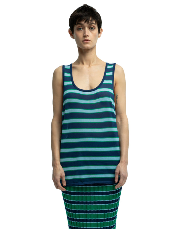Lou Striped Tank in Organic Cotton