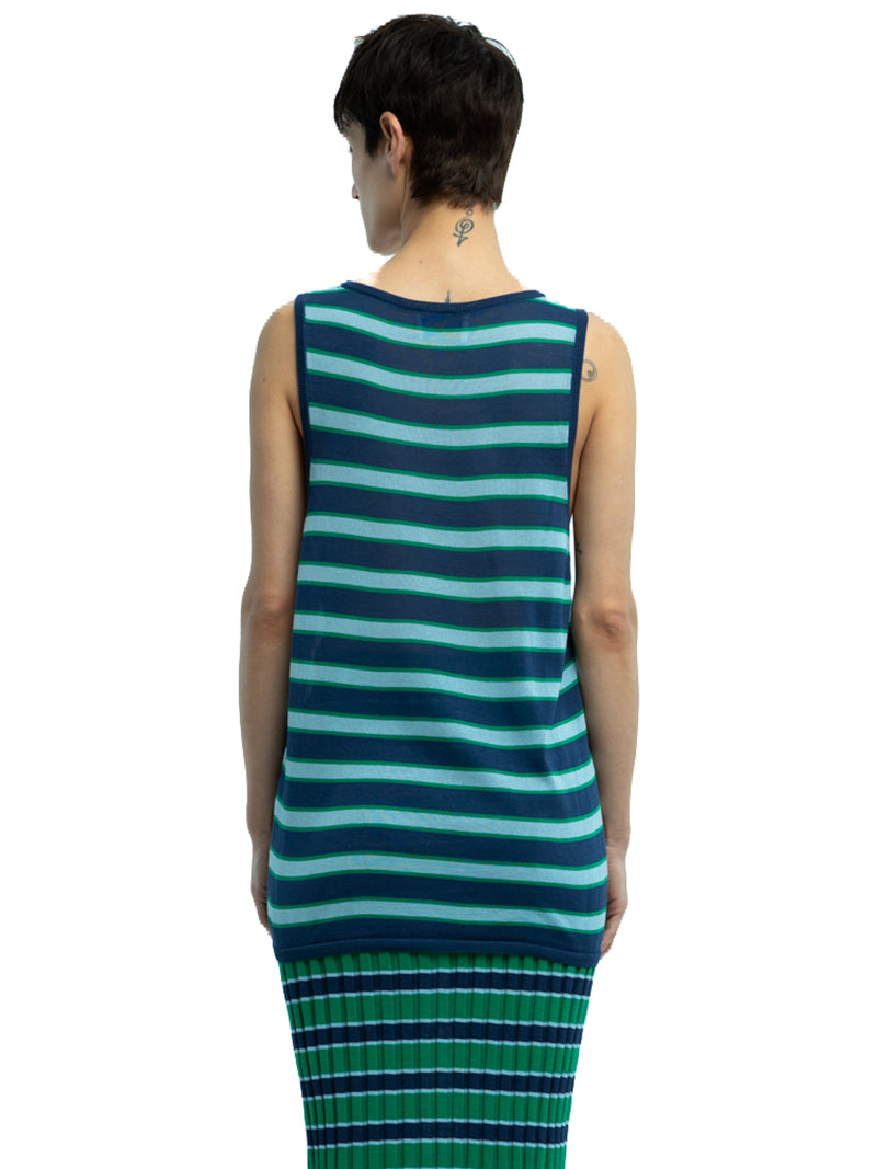 Lou Striped Tank in Organic Cotton