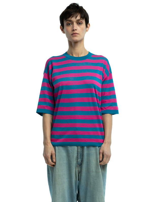 Andrea Striped Crewneck in Organic Cotton