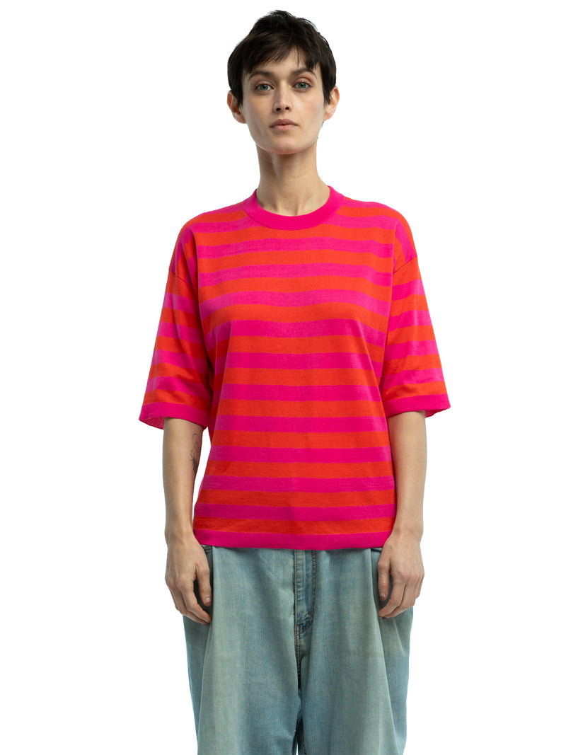 Andrea Striped Crewneck in Organic Cotton