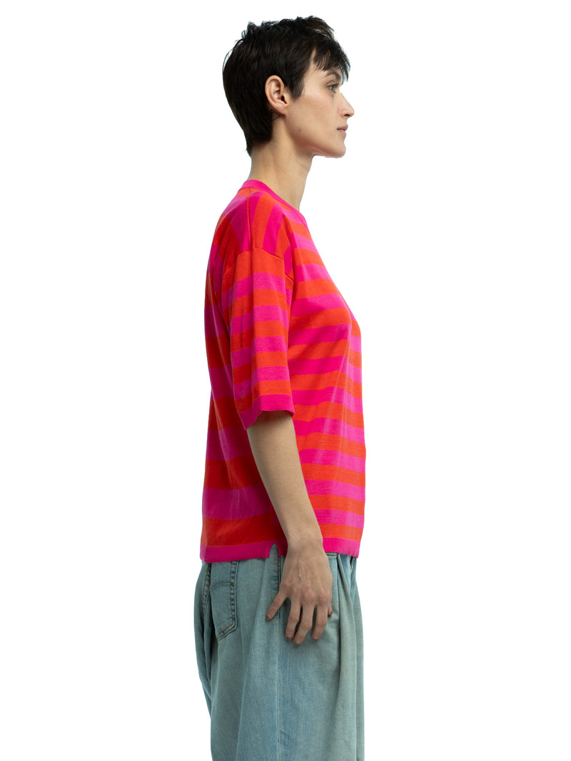 Andrea Striped Crewneck in Organic Cotton