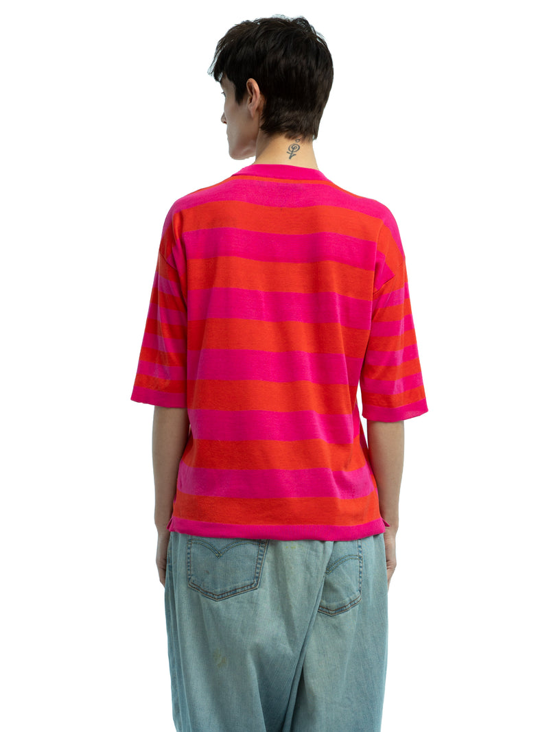Andrea Striped Crewneck in Organic Cotton