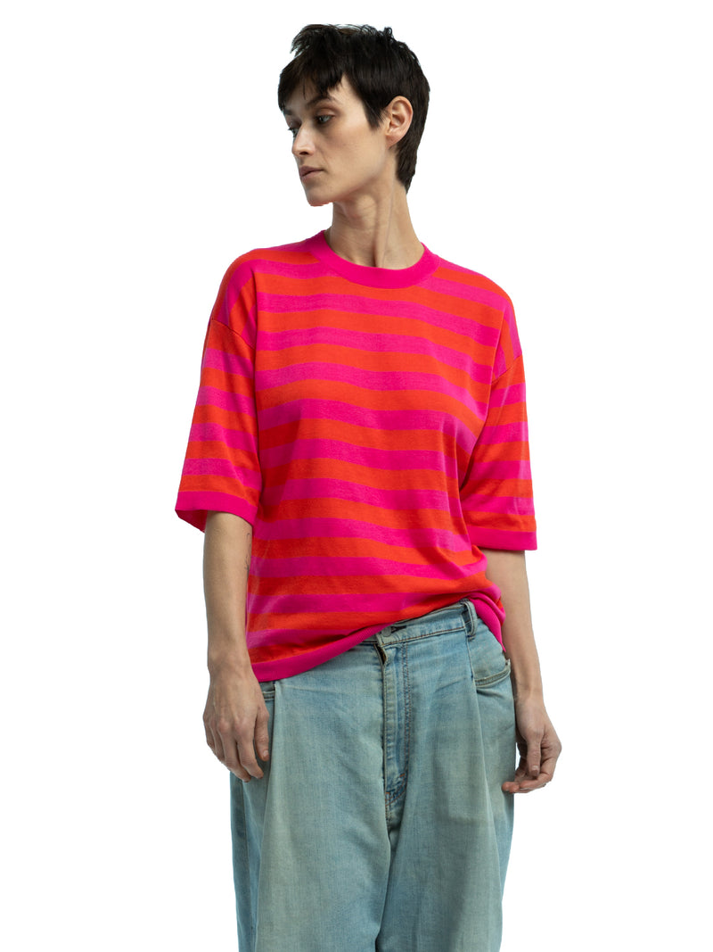 Andrea Striped Crewneck in Organic Cotton