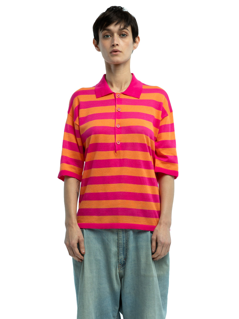 Orlando Striped Polo in Organic Cotton