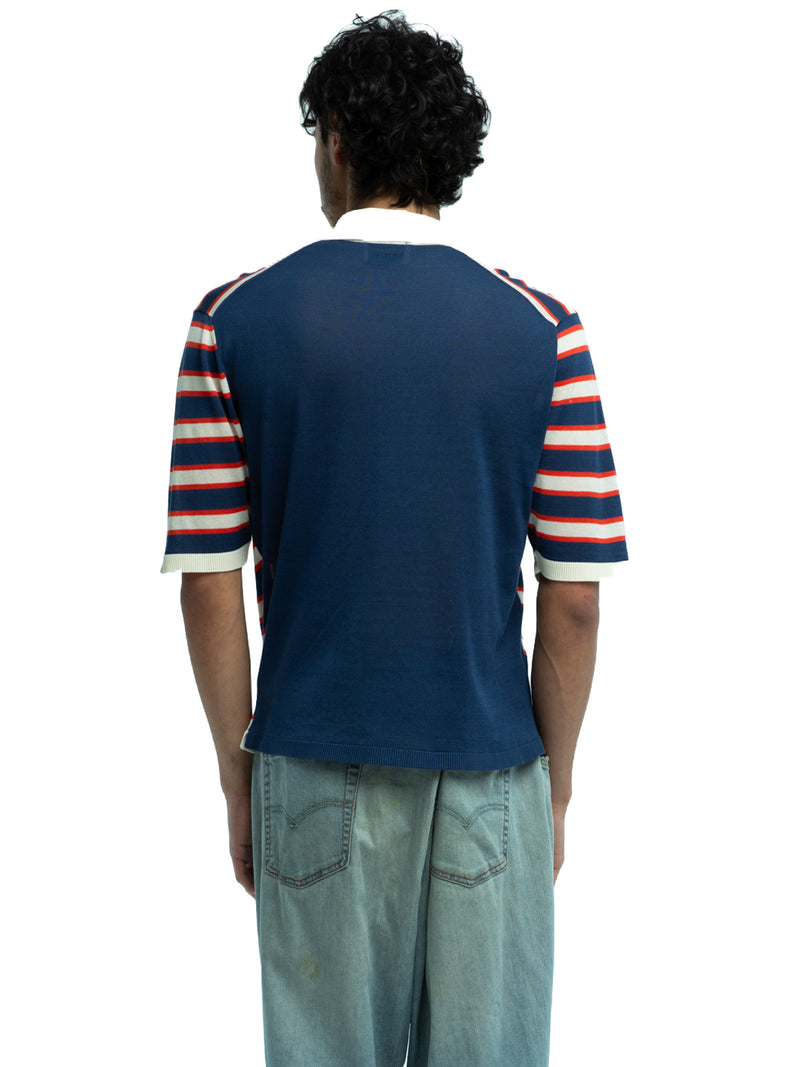 Dario Striped Polo in Organic Cotton